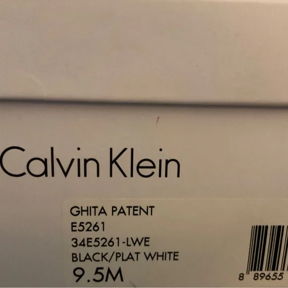 Calvin Klein Black and Cream Flats - Picture 8 of 8